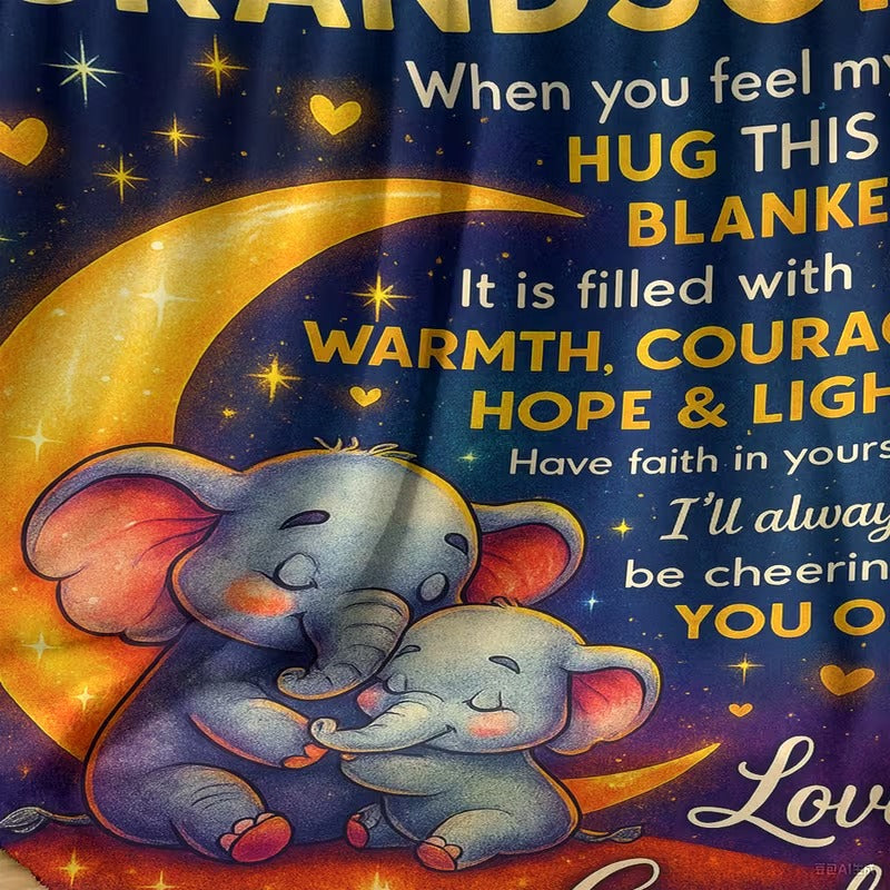 Special Gift For Your Grandson Blanket - From Grandma