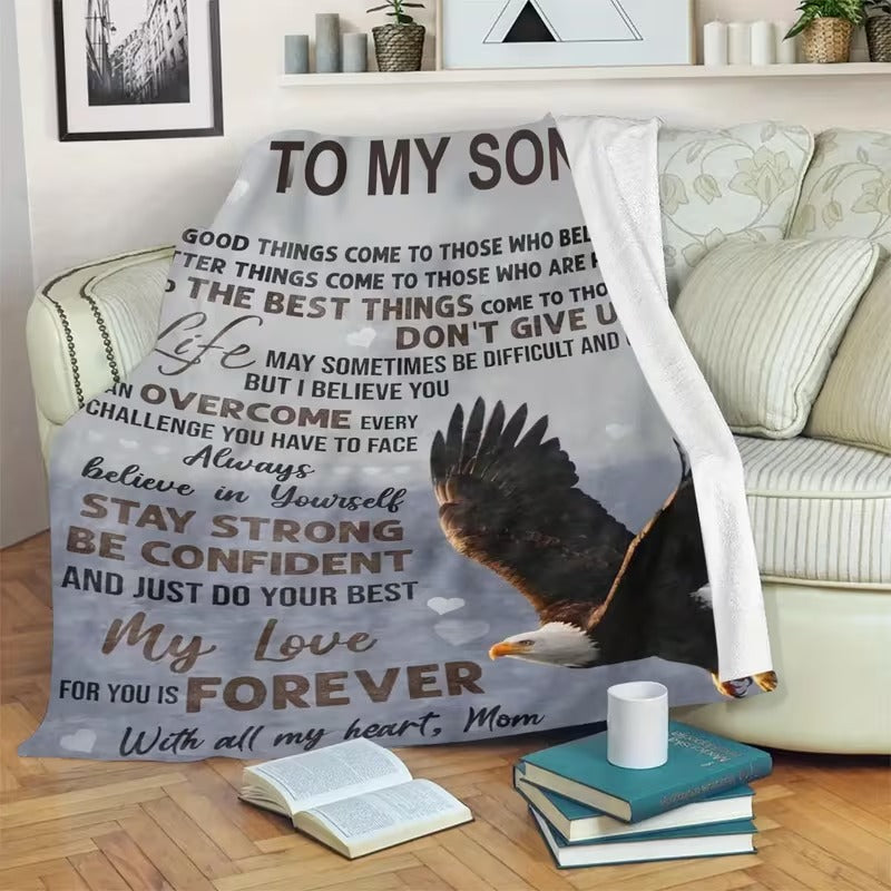 Special Gift For Your Son Blanket - From Mom