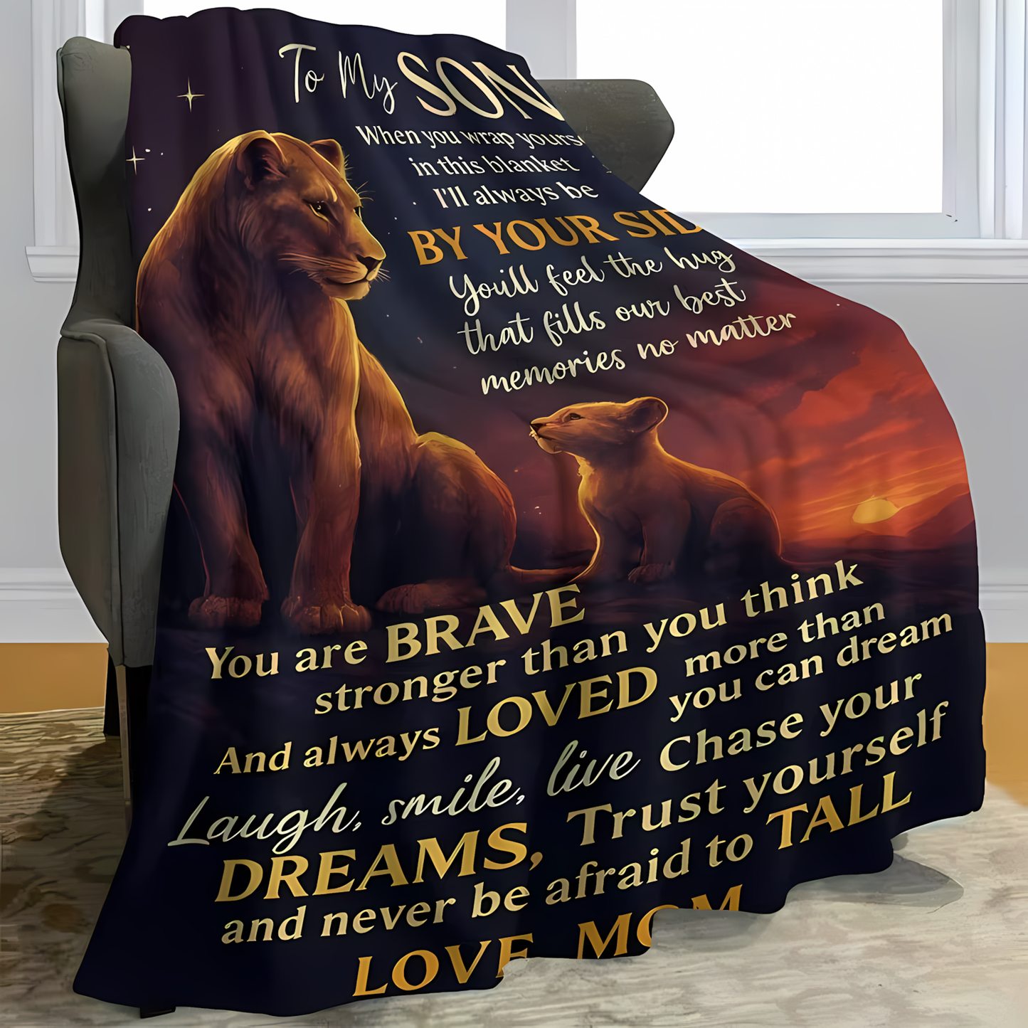 Special Gift For Your Son Blanket - From Mom