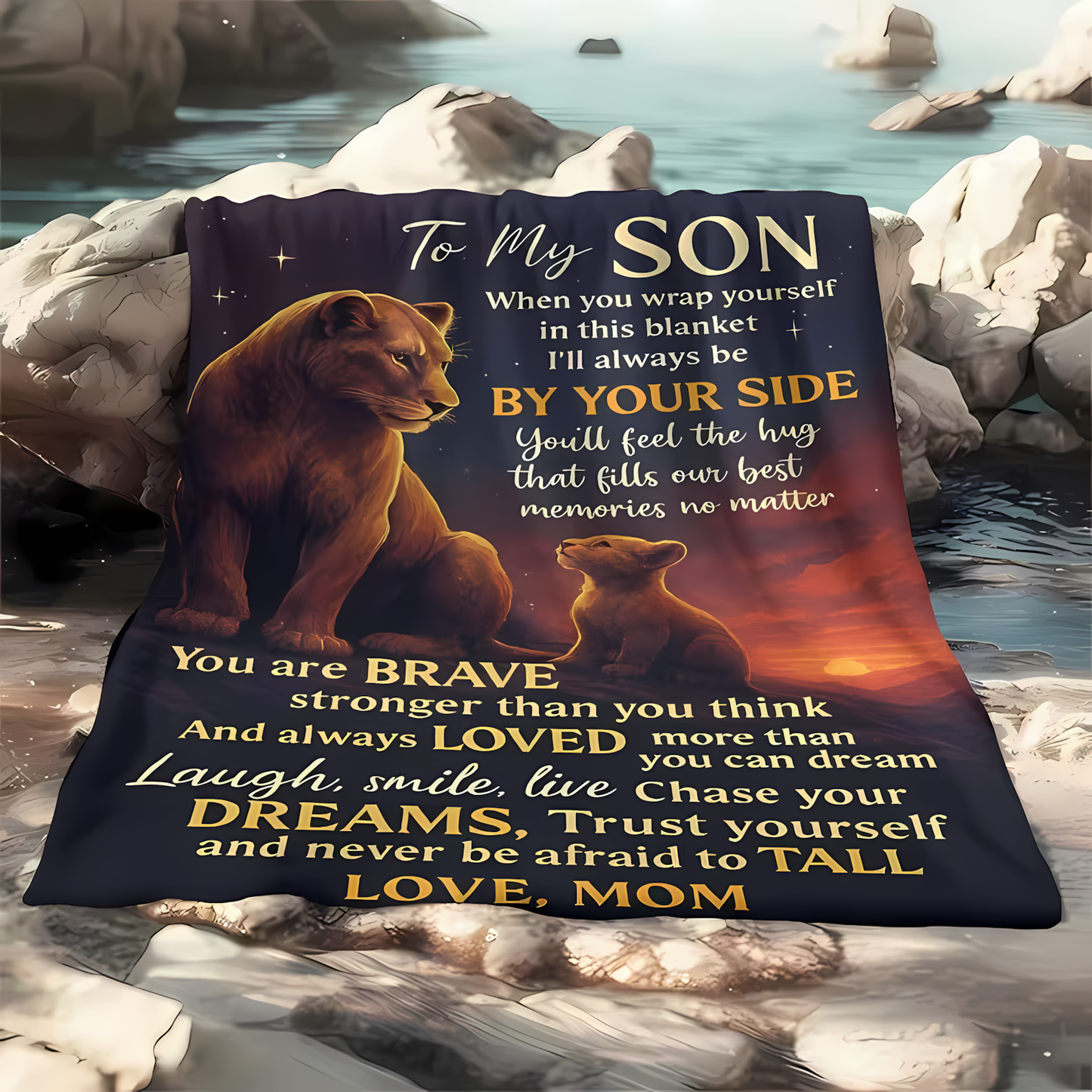 Special Gift For Your Son Blanket - From Mom