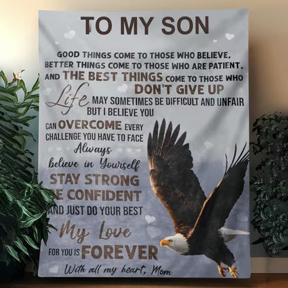 Special Gift For Your Son Blanket - From Mom