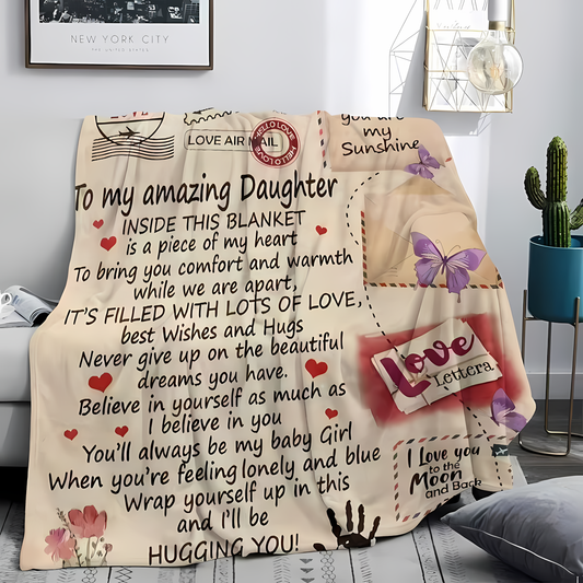 Special Gift For Your Daughter Blanket - From Mom