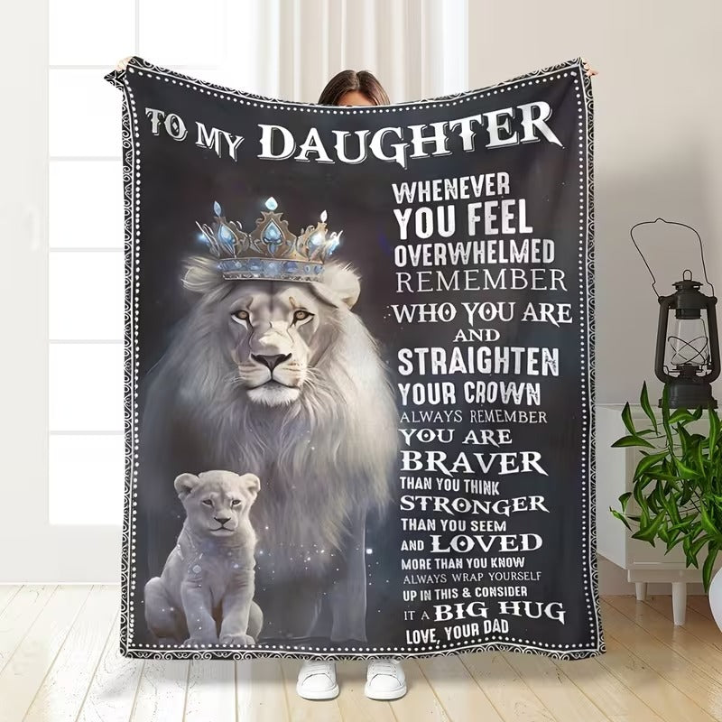 Special Gift For Your Daughter Blanket - From Dad