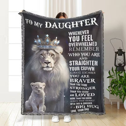 Special Gift For Your Daughter Blanket - From Dad