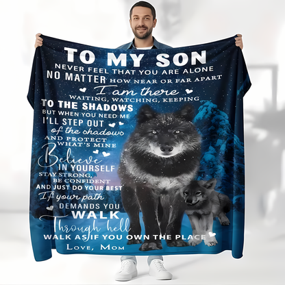 Special Gift For Your Son Blanket - From Mom (SKUB12-108)