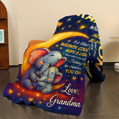 Special Gift For Your Grandson Blanket - From Grandma