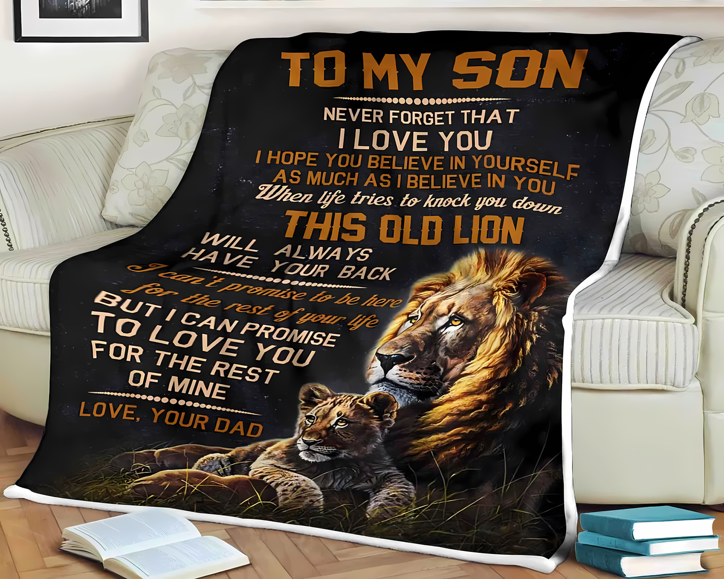 Special Gift For Your Son Blanket - From Dad