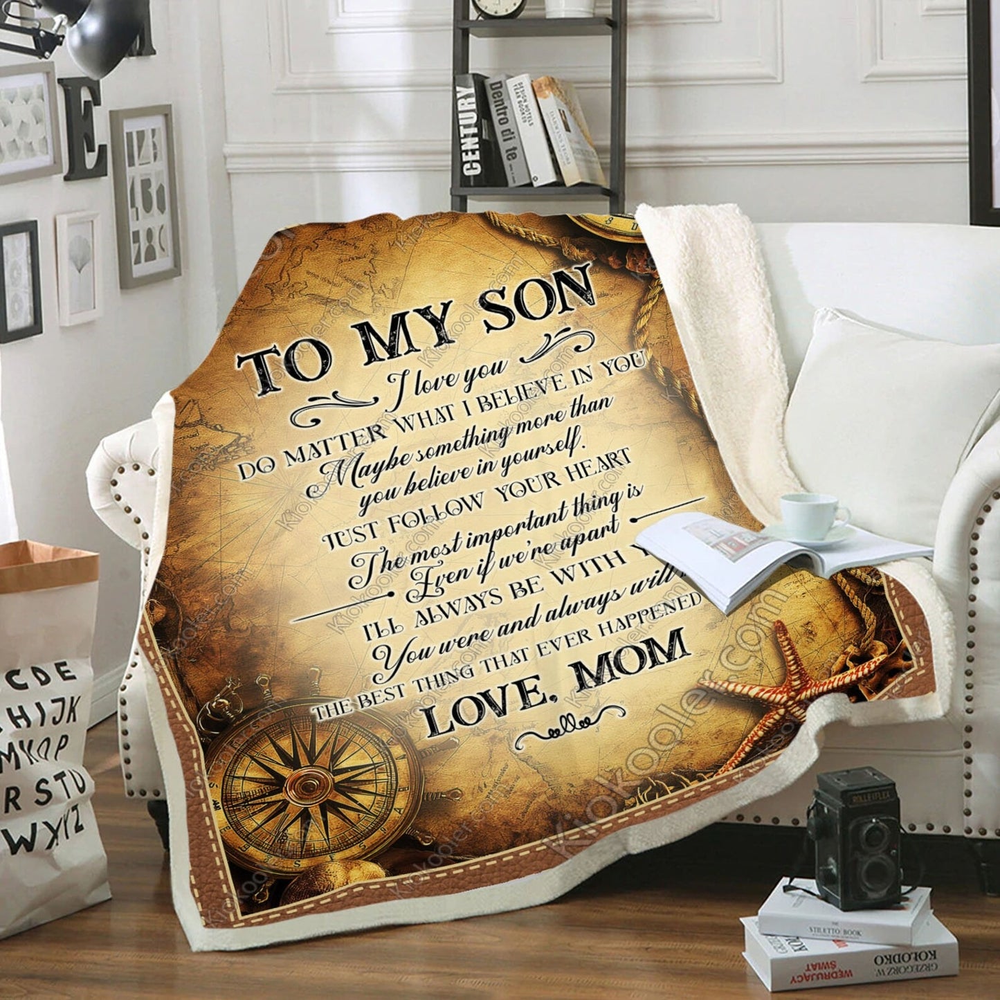 Special Gift For Your Son Blanket - From Mom