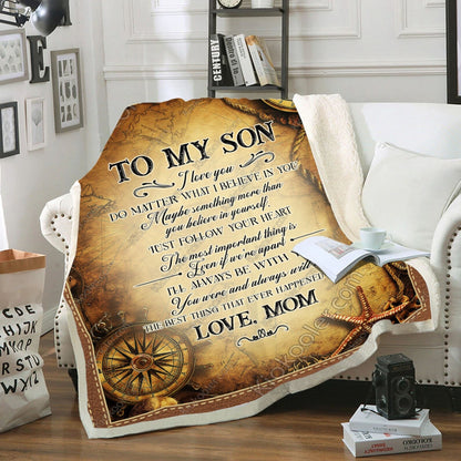 Special Gift For Your Son Blanket - From Mom
