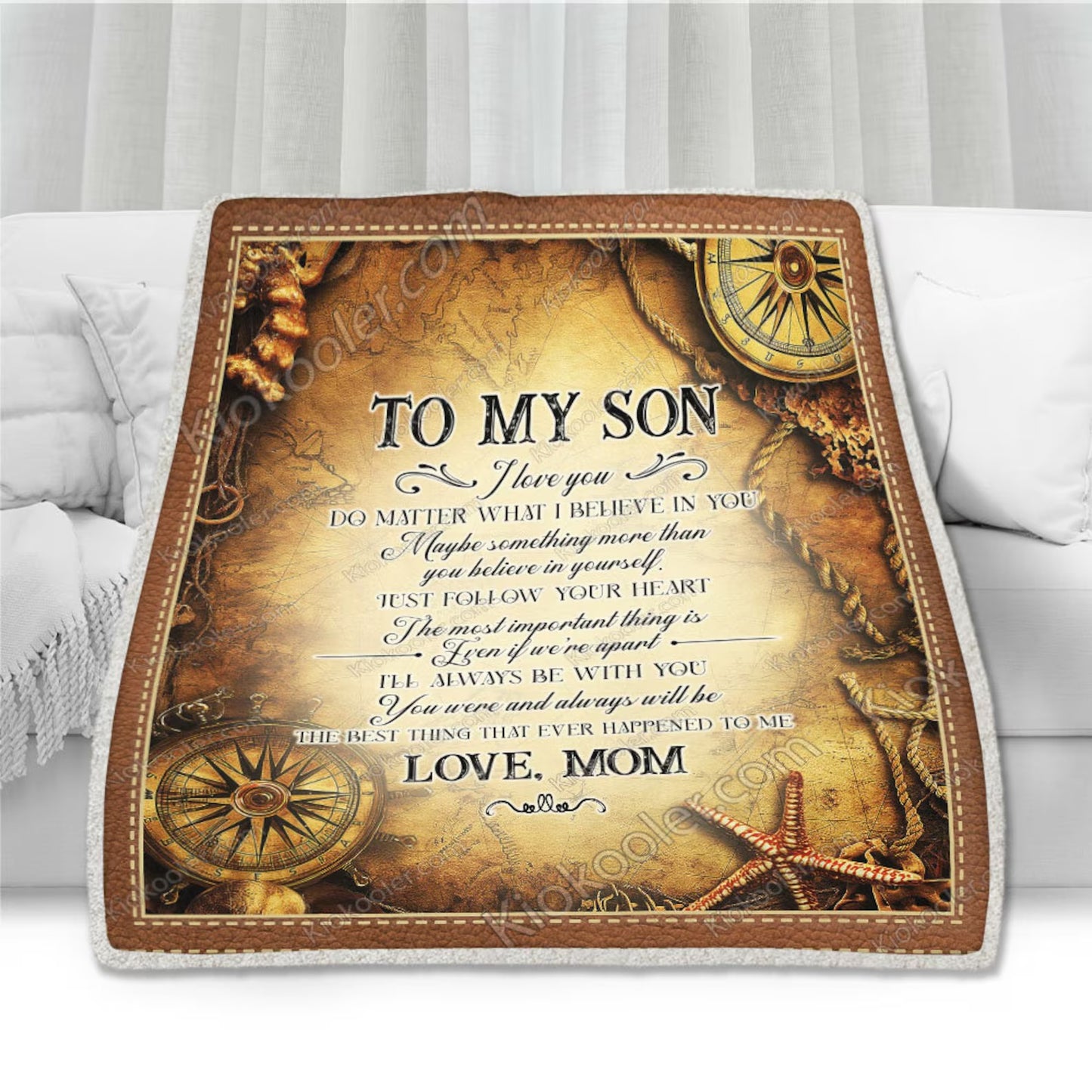Special Gift For Your Son Blanket - From Mom