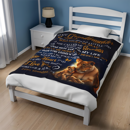 Special Gift For Your Granddaughter Blanket - From Grandma