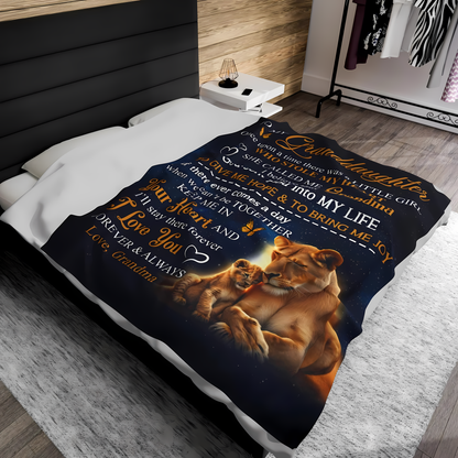 Special Gift For Your Granddaughter Blanket - From Grandma