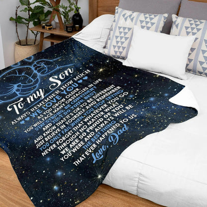 Special Gift For Your Son Blanket - From Dad