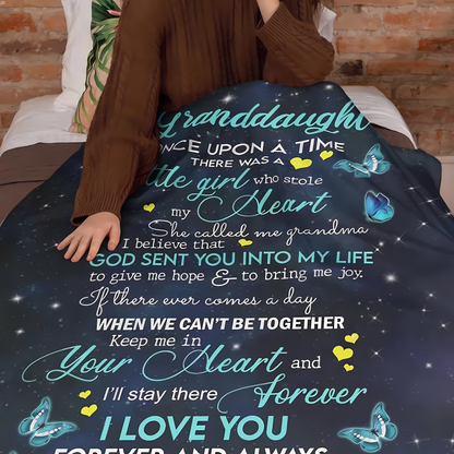 Special Gift For Your Granddaughter Blanket - From Grandma
