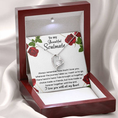 TO MY SOULMATE - GIFT FROM HUSBAND "Until The End" - Forever Love Necklace