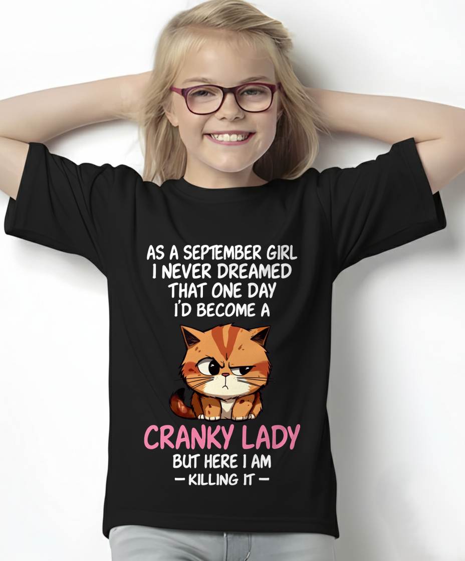 SEPTEMBER SHIRT, HERE I AM KILLING IT - SNOW09 (SKU2603-265-09)