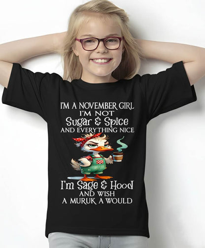 NOVEMBER SHIRT, I’M NOT SUGAR & SPICE - SNOW MALE11 (SKU2603-44-11)