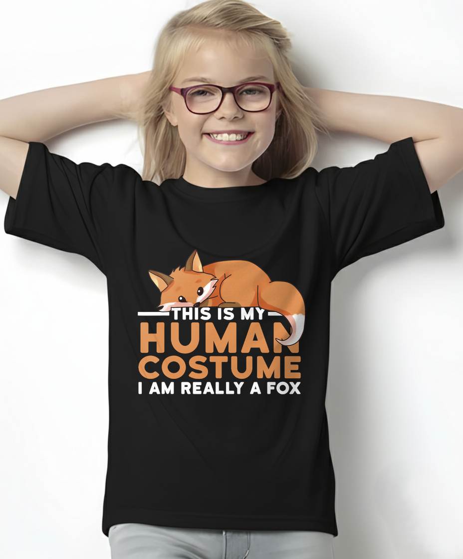 This is My Human Costume I'm Really A Fox Halloween T-Shirt