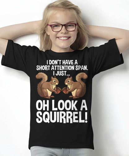 Funny ADHD Squirrel Design for Men Women Chipmunk Pet Lovers T-Shirt