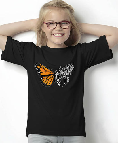 When The Caterpillar Thought The World was Over, Butterfly T-Shirt