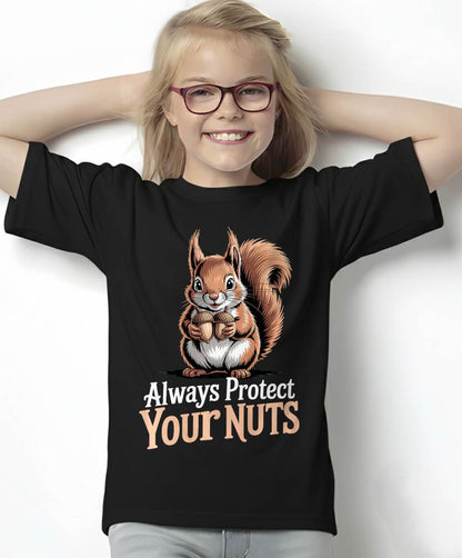 Always Protect Your Nuts Forest Animal Pet Cute Squirrel Premium T-Shirt