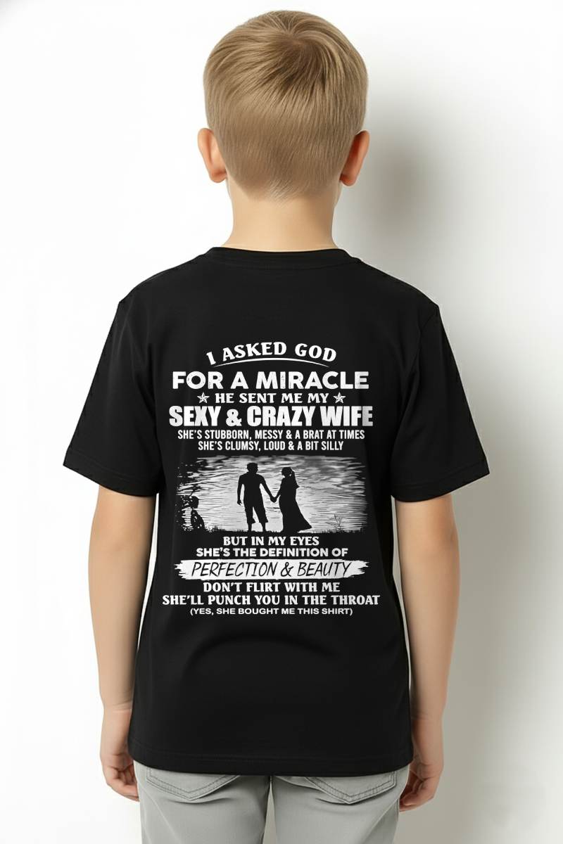 SHE’S THE DEFINITION OF PERFECTION & BEAUTY - GIFT SHIRT FROM WIFE - SNOW00 (SKU2606-340-00)