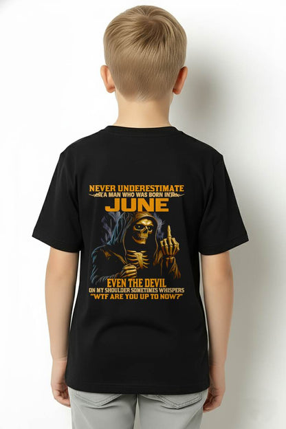 JUNE, EVEN THE DEVIL ON MY SHOULDER SOMETIMES WHISPERS -MALE SNOW06 (SKU12-276-06)