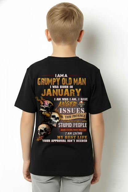 JANUARY, I AM A GRUMPY OLD MAN-SNOW MALE01 (SKU08-67-01)