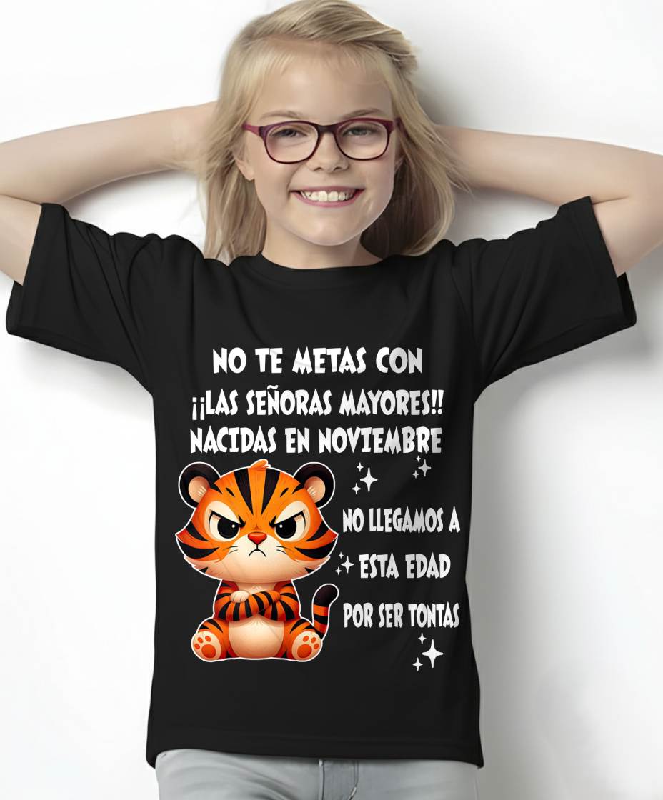 NOVIEMBRE SHIRT, NO TE METAS CON MUJERES MAYORES - FMA SNOW11 (SKU2604-164-11)