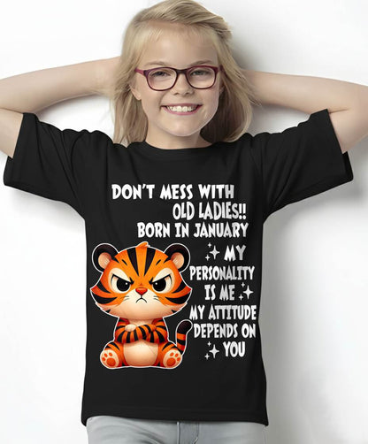 JANUARY SHIRT, MY ATTITUDE DEPENDS ON YOU - FMA SNOW01 (SKU2604-60-01)