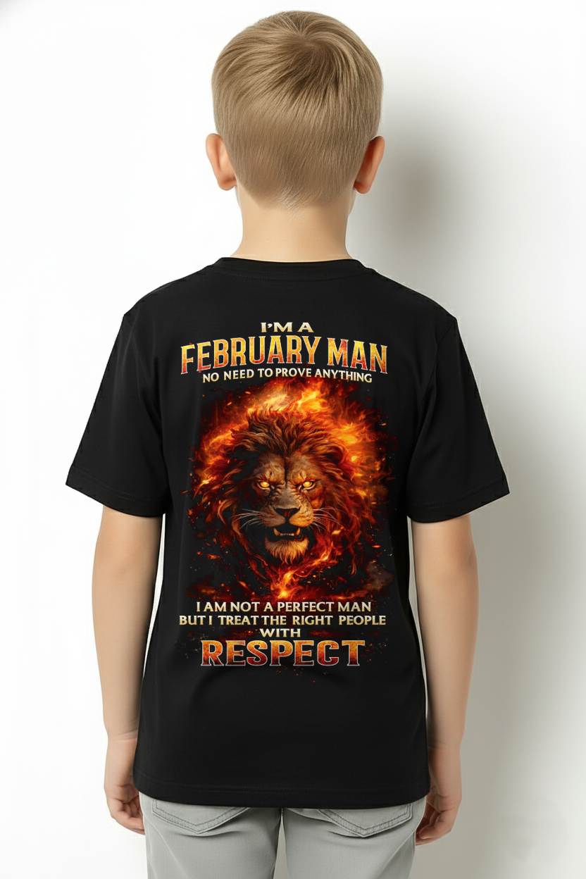 FEBRUARY, NO NEED TO PROVE ANYTHING I AM NOT A PERFECT MAN - SNOW MALE02 (SKU26T-0177-02)