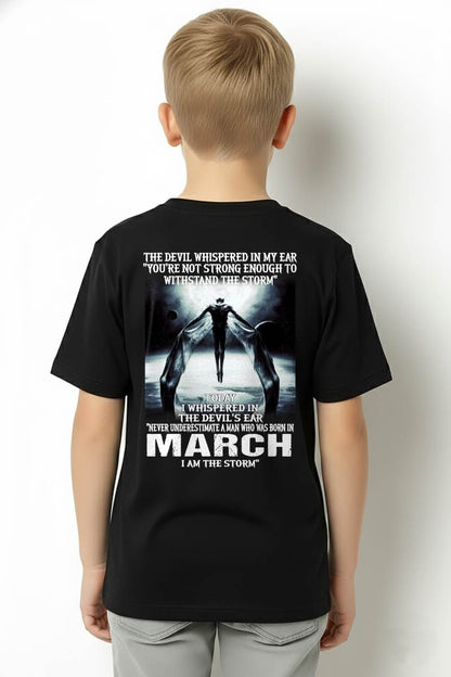 MARCH, NEVER UNDERESTIMATE A MAN WHO WAS BORN IN MARCH-SNOW MALE03 (SKU08-35-03)