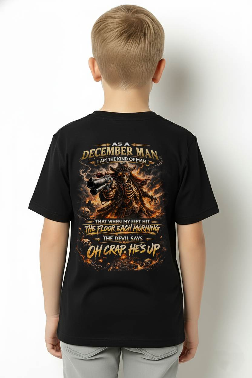 DECEMBER. THE DEVIL SAYS OH CRAP. HE’S UP - SNOW MALE12 (SKU2602-195-12)
