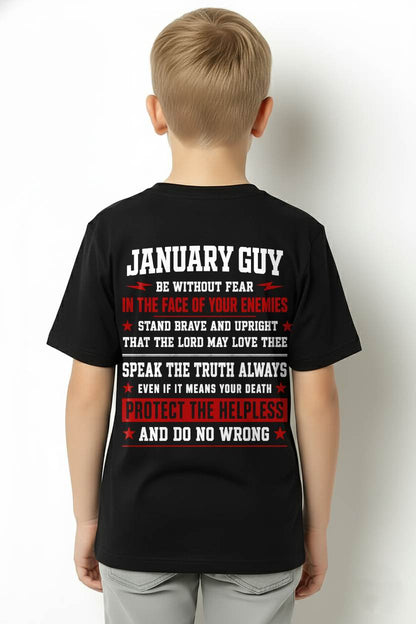 JANUARY SHIRT, STAND BRAVE AND UPRIGHT - SNOW MALE01 (SKU2608-44-01)