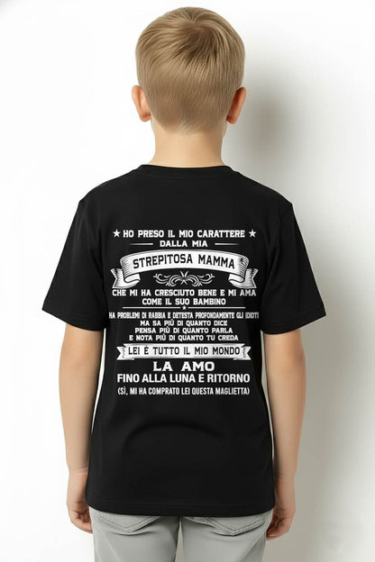 HO PRESO IL MIO CARATTERE DALLA MIA STREPITOSA MAMMA - GIFT SHIRT FROM MOM FOR SON - SNOW GER00 (SKU2606-138-00)