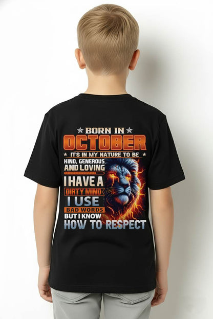 OCTOBER, I KNOW HOW TO RESPECT – SNOW MALE10 (SKU08-84-10)