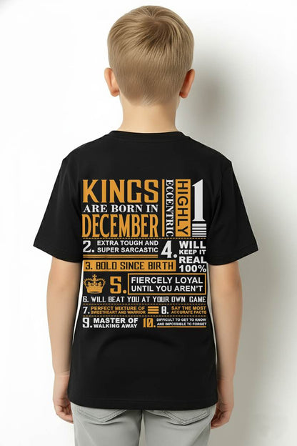 DECEMBER, KINGS ARE BORN IN DECEMBER – SNOW MALE12 (SKU2602-51-12)
