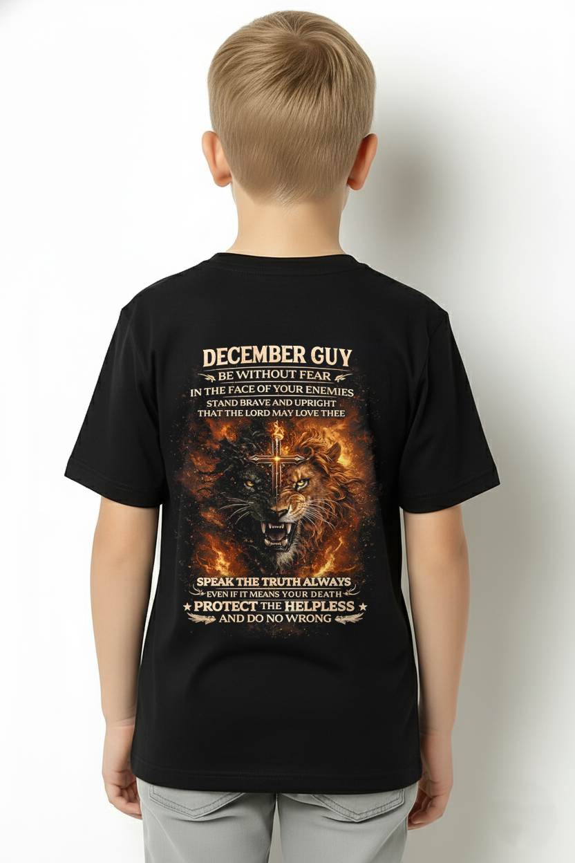 DECEMBER, STAND BRAVE AND UPRIGHT - SNOW MALE12 (SKU2603-09-12)