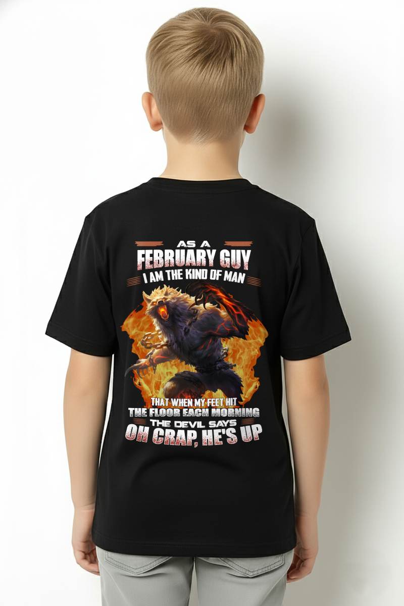 FEBRUARY, MY FEET HIT THE FLOOR EACH MORNING-SNOW MALE02 (SKU26T-01-13-02)