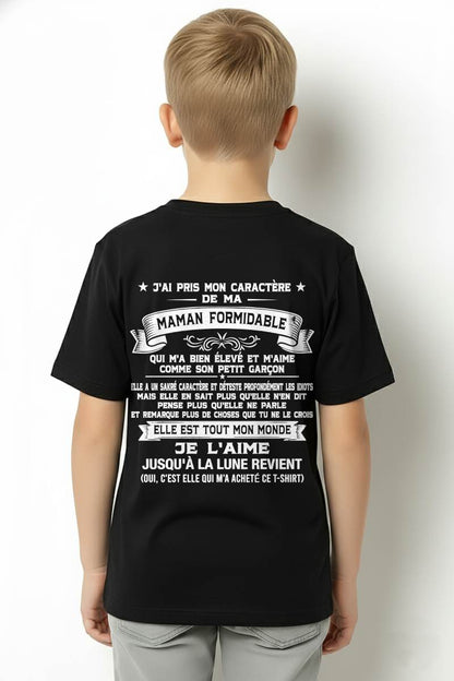 J'AI PRIS MON CARACTÈRE DE MA - GIFT T SHIRT FROM MOM - SNOW FRM00 (SKU2606-151-00)