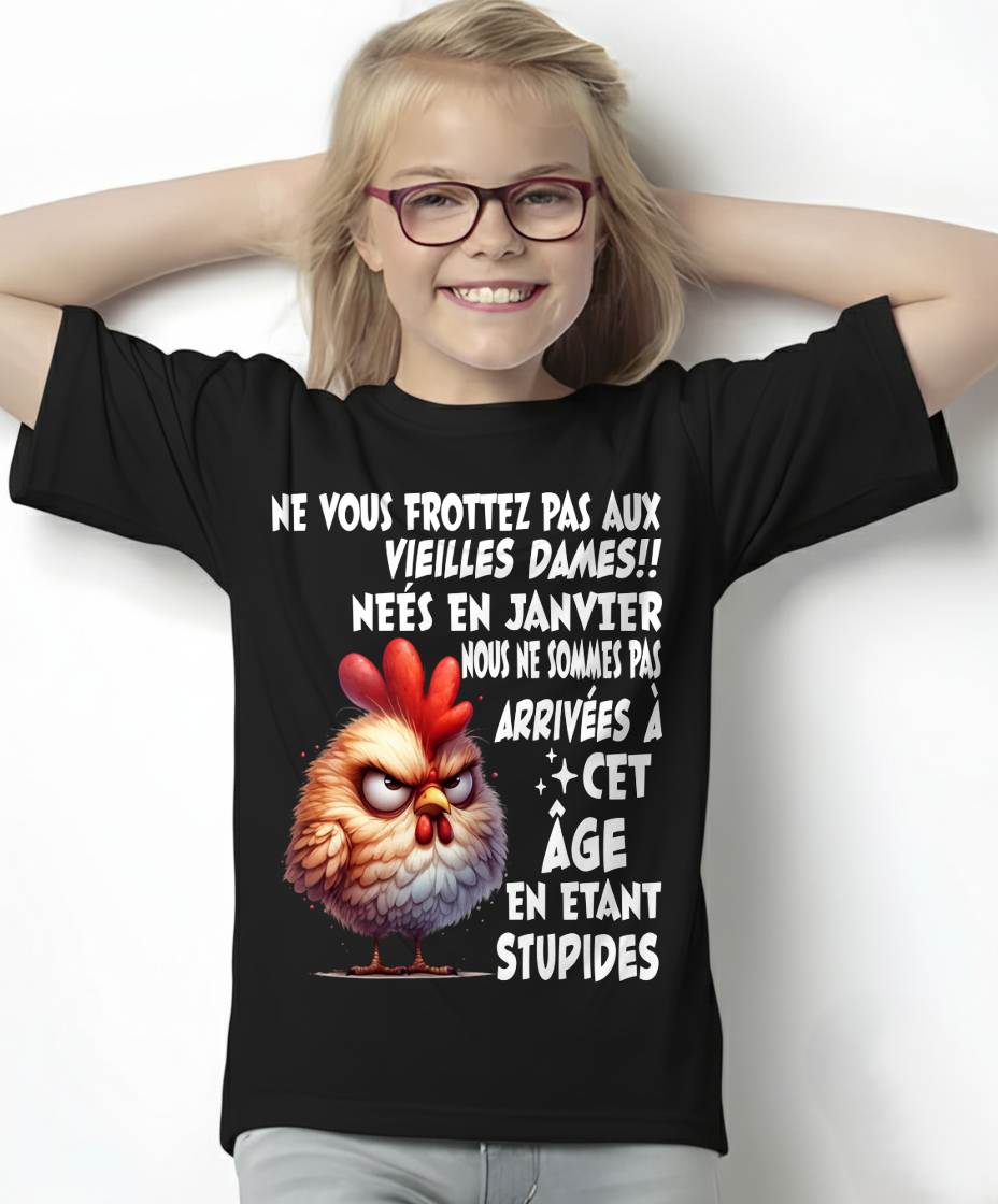 JANVIER, NE VOUS FROTTEZ PAS AUX VIEILLES DAMES !! - SNOW01 (SKU2605-87-01)