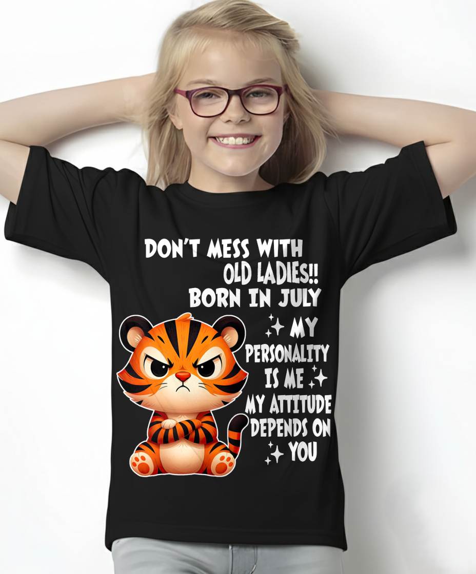 JULY SHIRT, MY ATTITUDE DEPENDS ON YOU - FMA SNOW07 (SKU2604-60-07)