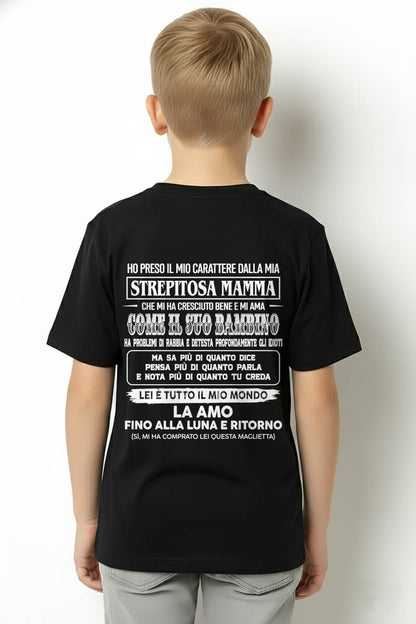 HO PRESO IL MIO CARATTERE DALLA MIA STREPITOSA MAMMA - GIFT SHIRT FROM MOM FOR SON - SNOW GER00 (SKU2606-140-00)