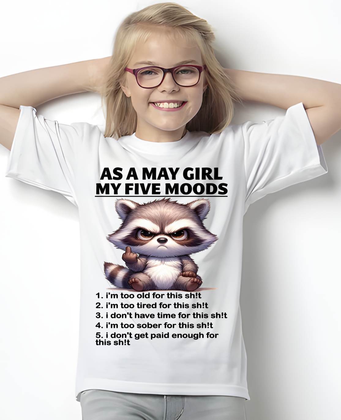 MAY SHIRT, MY FIVE MOODS - SNOW05 (SKU2603-74-05)