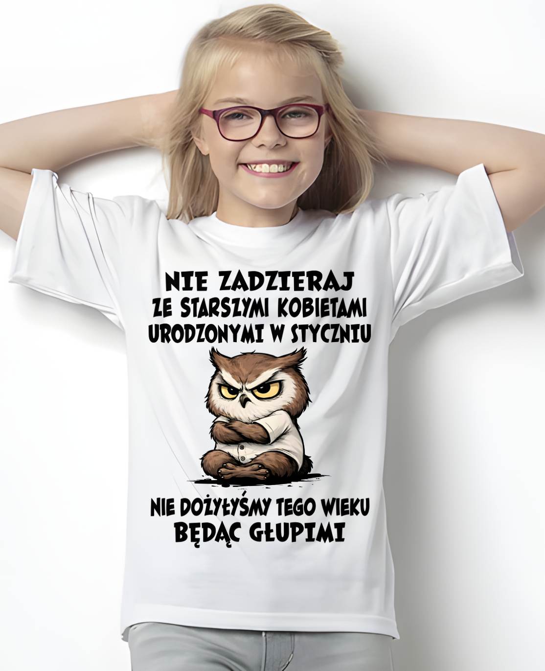 W STYCZNIU, NIE ZADZIERAJ ZE STARSZYMI KOBIETAMI - SNOW PO01 (SKU2605-415-01)