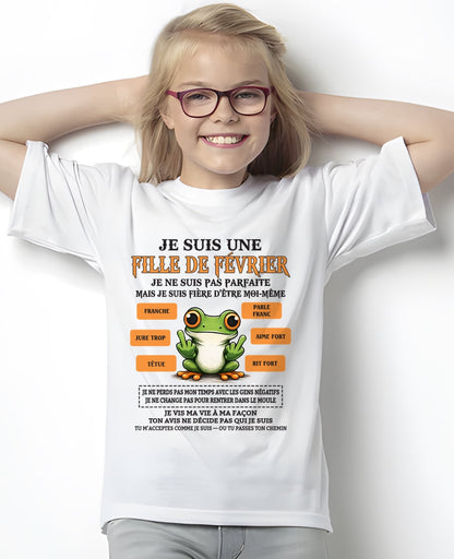 JE SUIS UNE FILLE DE FÉVRIER  - fma SNOW02 / fr02 (SKU2603-02-02)