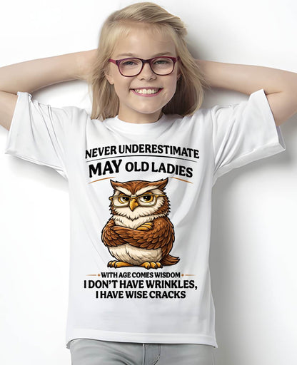 MAY SHIRT, With age comes wisdom - FMA SNOW01 (SKU2604-101-05)