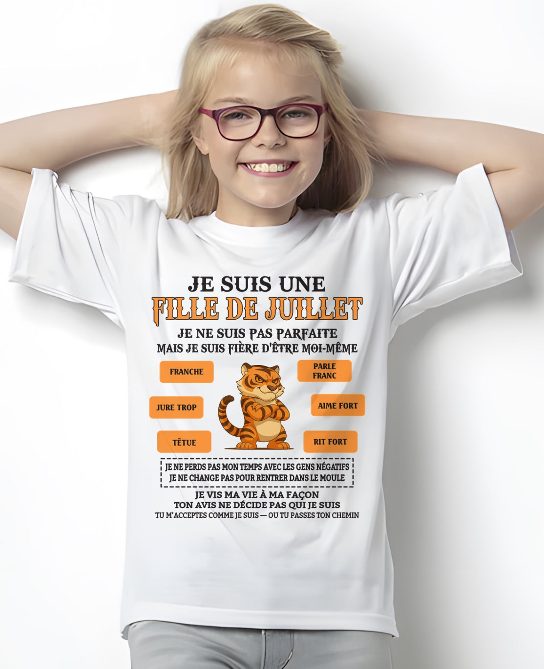 JE SUIS UNE FILLE DE JUILLET  - fma SNOW07 / fr07 (SKU26T-01240-07)