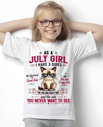 JULY SHIRT, I HAVE 3 SIDES - SNOW07 (SKU2605-101-07)