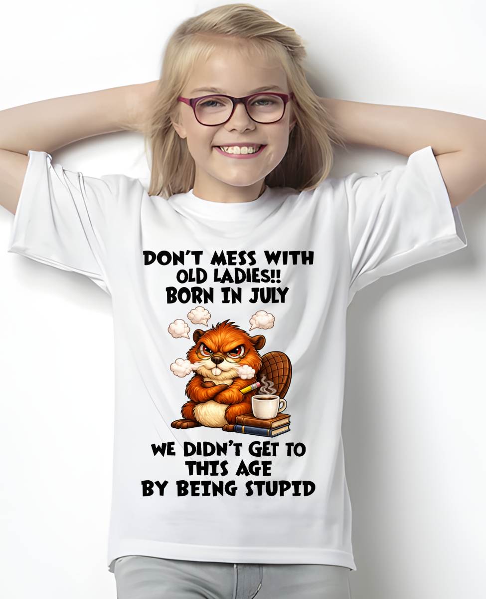 JULY SHIRT, DON'T MESS WITH OLD LADIES - SNOW07 (SKU2604-218-07)